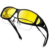 Conducción nocturna de alta tecnología: Las gafas de visión nocturna KANASTAL utilizan recubrimientos avanzados de nanotecnología en las lentes para reducir el deslumbramiento, equilibrar la luz y resolver eficazmente el problema de bloqueo del deslumbramiento sin obstaculizar la visibilidad de la carretera.