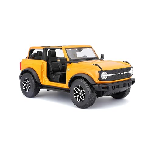 Maisto 1:18 Ford Bronco Badlands 2021 Naranja miniatura 2