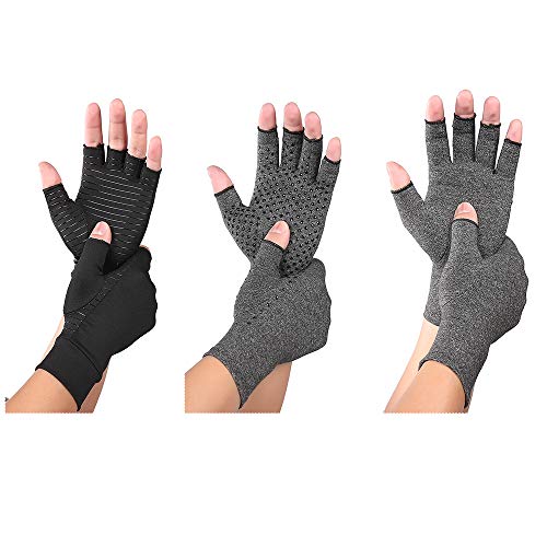 KKmoon Terapia de compressão Luva Suporte de Pulso Brace Anti-Artrite Reumatold Saúde Luvas Mão Mang
