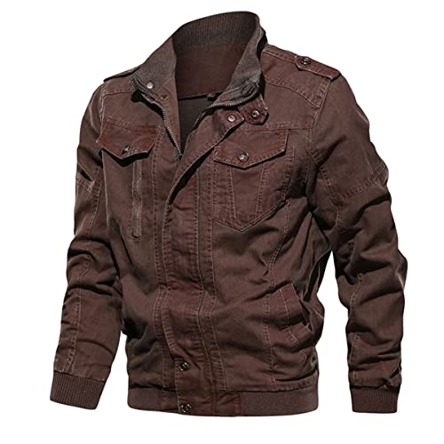 Veste en jean militaire rétro coton bleu XXXXXL blouson denim premium - 2