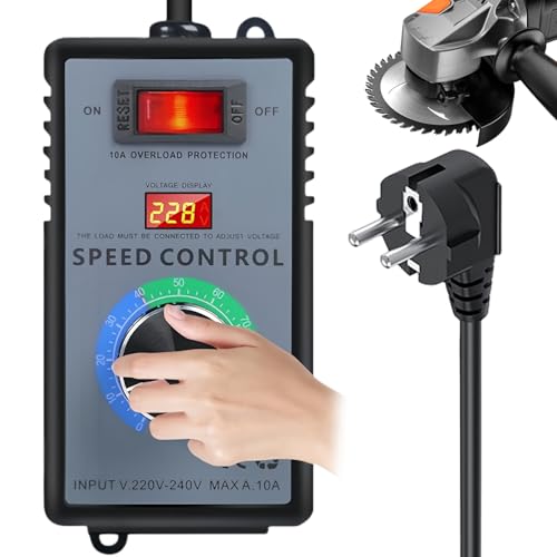 Variateur De Vitesse Pour Moteur 220 V, 4000 W Régulateur De Vitesse, Scr Regulateur De Tension, Régulateur De Tension Du Moteur Pour Vitesse Légère Tension Température