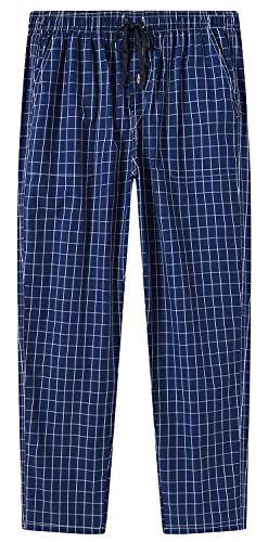 Mofiz Men's Soft Cotton Pajama Pants Lounge Wear Plaid Long Pjs Bottoms X-Large #TOP14