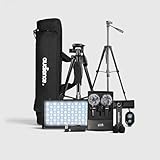 Audience Professional Mobile Creator Kit - 72' Adjustable Tripod with Monopod, LED Fill Light, Dual Lavalier Microphones, Rotating Phone Mount, Bluetooth Remote & Travel Case