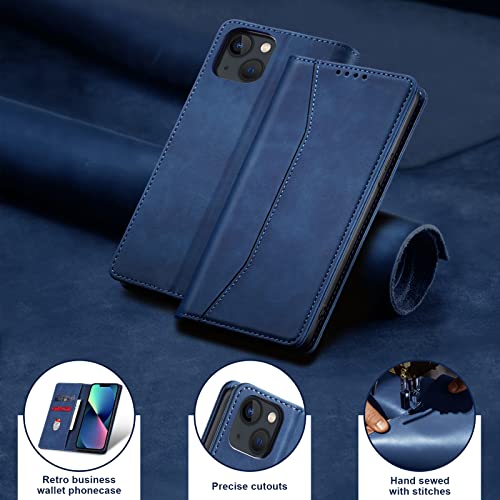 Image of Jasonyu Case for iPhone 13 Flip Case, Blue