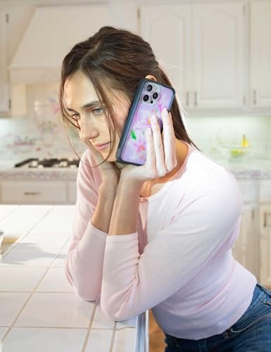 Image of Wildflower Cases - Compatible with iPhone 16 | Protective Black Bumper, 6.5ft Drop Test Certified, Women Owned Small Business | Floral Nature Pink Green Dainty Trendy Cute | Sweet Lily