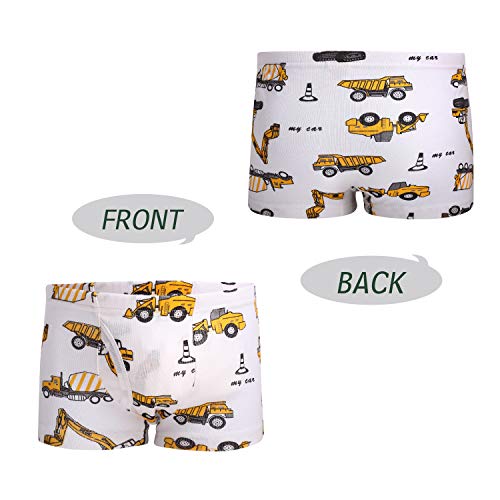 Taxzode Toddler Boys Cotton Boxer Briefs Underwear Dinosaur Car 8 Pack 2-10Y #TOP4