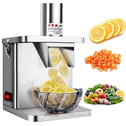 Picadora Comercial Eléctrica de Verduras de Acero Inoxidable