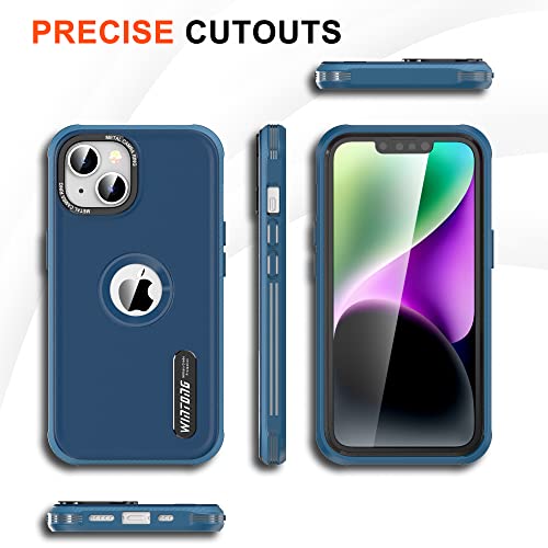 WINTONG Magnetic Case Compatible with iPhone 13 Pro, Military Grade Drop Protection, Full-Body Shockproof Rugged Protective Cover, Heavy Duty Bumper Case for iPhone 13 Pro 6.1", Blue - image 6