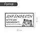 Auto-Magnet-Schild Anfängerin! Katze I 20 x 10 cm I Fahranfänger-in I kfz768