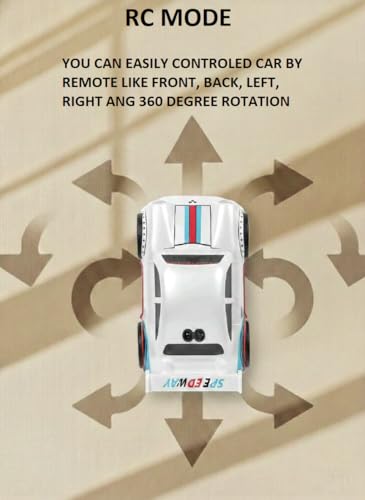 Image of 2.4GHz Mini RC Drifting Car for Kids, Remote Control Car Toy with LED Lights, Sound Effects, 360 Spins, Sensor Control, Follow & Escape, Auto Demo Racing Rc Car for Boys & Girls
