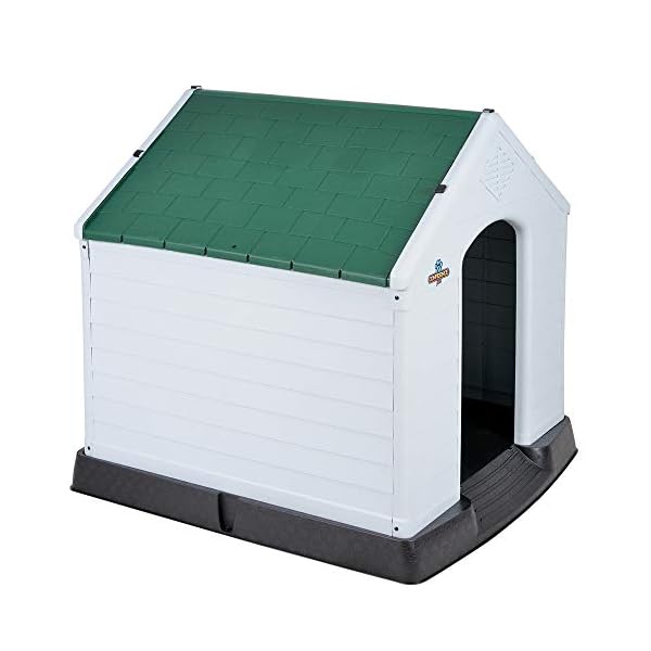 Confidence Pet Waterproof Plastic Dog Kennel Outdoor Winter House (Medium) Confidence Pet Waterproof Plastic Dog Kennel Outdoor Winter House (Medium)