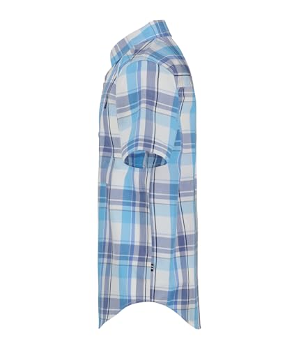 Image of Nautica Boys Short Sleeve Woven Button-Down Shirt. Light Weight & Breathable