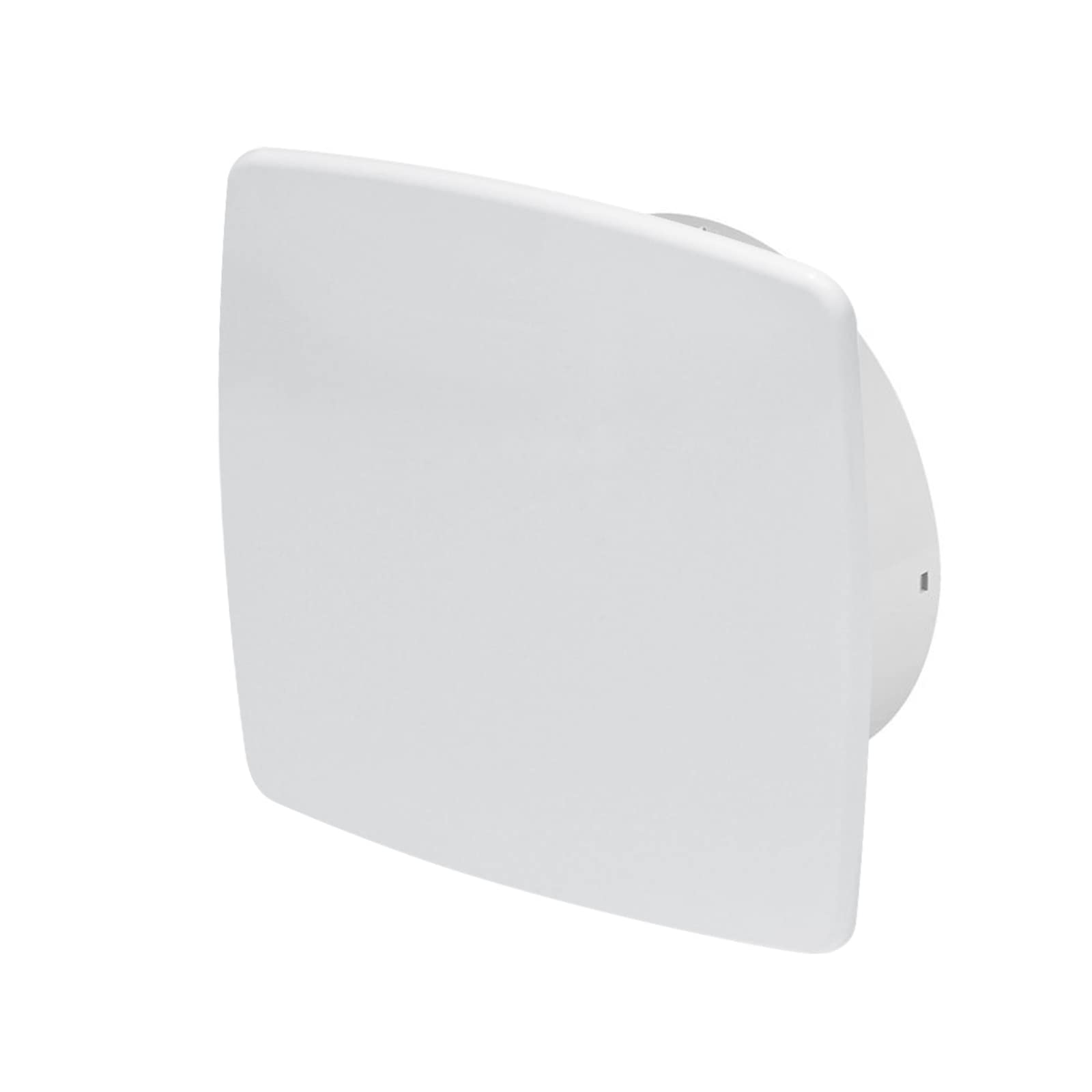 Premium badkamerventilator met timer/naloop, witte voorkant, diameter