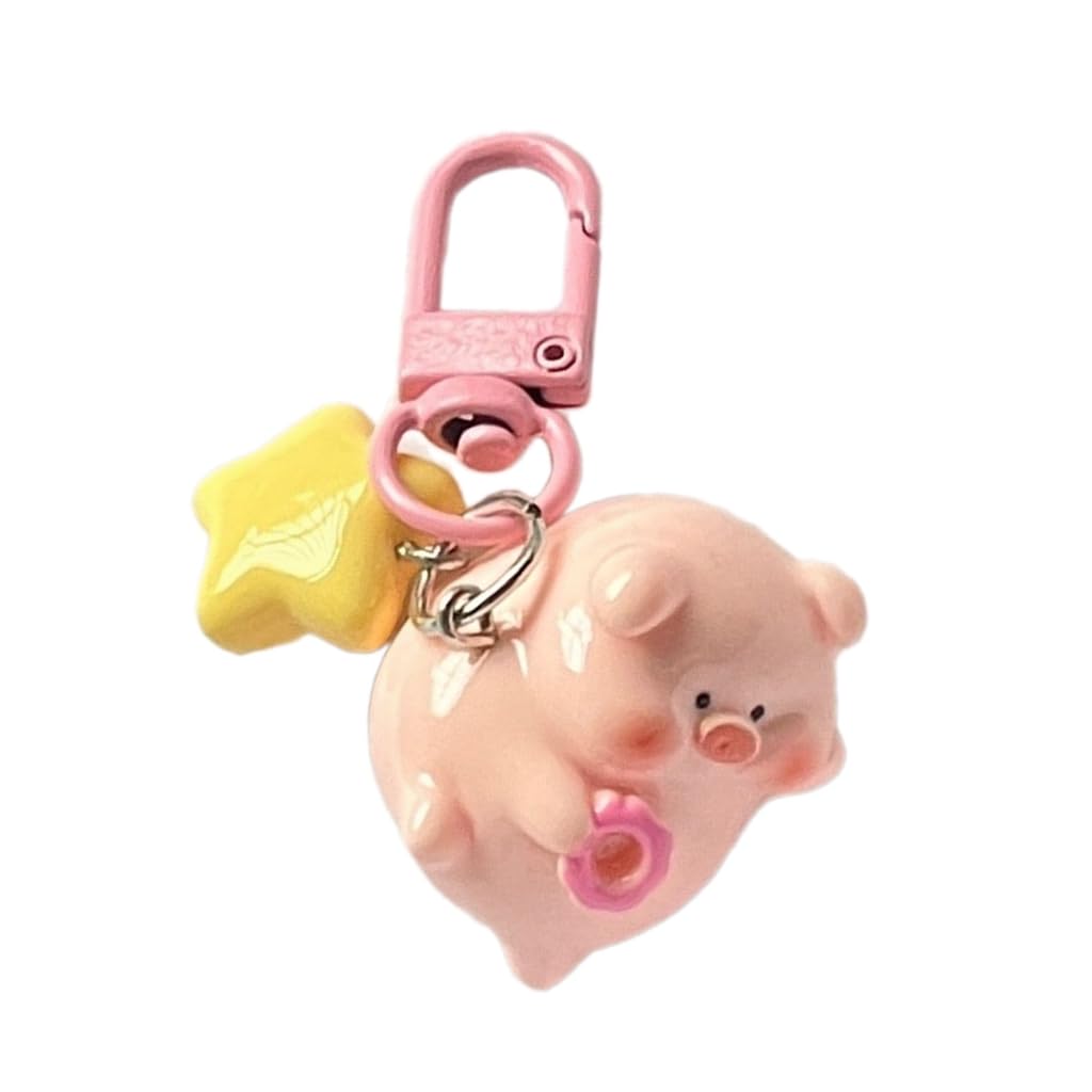 3DKeychain PendantCartoon Resin Charm Key RingsHangings Keychain for Girls and Students