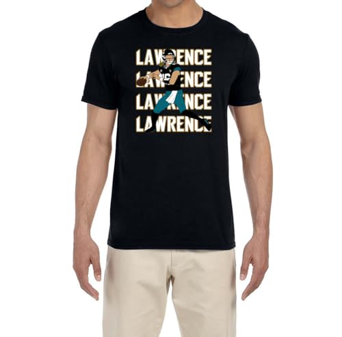 Black Jacksonville Trevor Lawrence Text Pic T-Shirt Adult 2XL