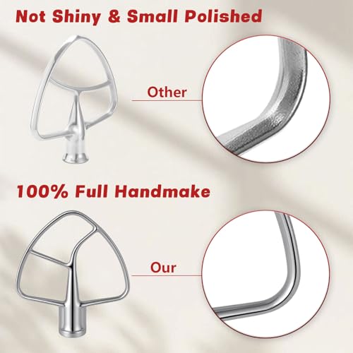 Cuchilla plana de acero inoxidable BCHARYA para KitchenAid miniatura 3