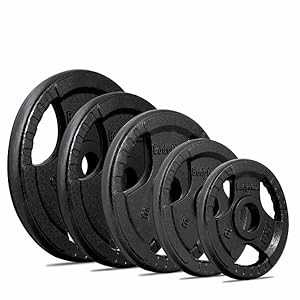 Olympic 2″ Cast Iron Tri-Grip Weight Plates