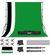 Amazon | EMART 背景スタンド 200x300cm 背景スタンドセット 背景布白