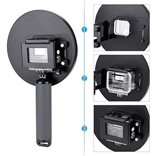 Dome para GoPro Hero 7 6 5 Black com Bastão Flutuante Shoot