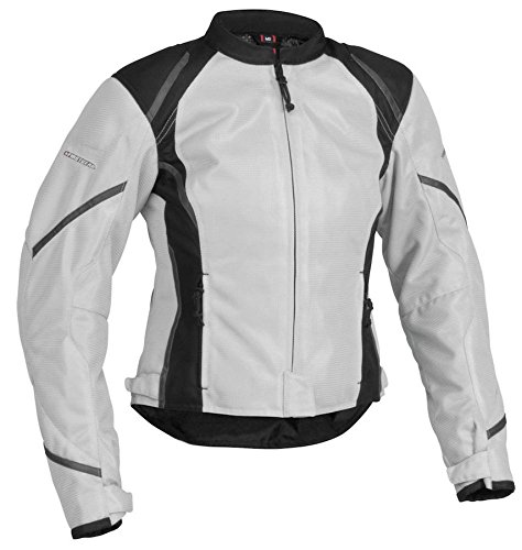 First Gear MESH TEX JACKET SIL/BLK WOMEN'S XL