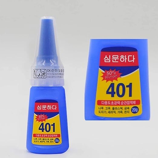 EXPESIA Nail Glue - Super Glue Stronger For Artificial Or Fake Nails,Nail Art 20g - Bottle 401 Rapid Fix Handmade Adhesive Quick Dry (clear, pack of 1) 3