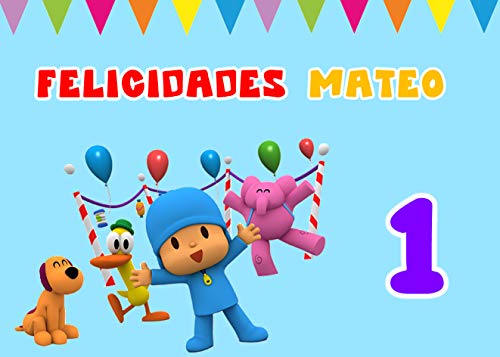 OBLEA de POCOYÓ Personalizada con Nombre y Edad para Pastel o Tarta,...