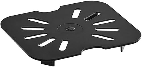 Miniatura 3 de Estante de drenaje de bandeja de alimentos de policarbonato de tamaño 1/6, color negro, caja de almacenamiento de alimentos, estante de drenaje para