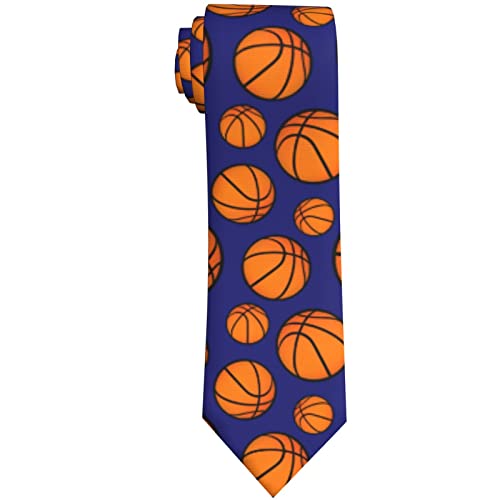 KWQDOZF - KWQDOZF Cravates de basket-ball pour hommes, cravates fantaisie pour hommes