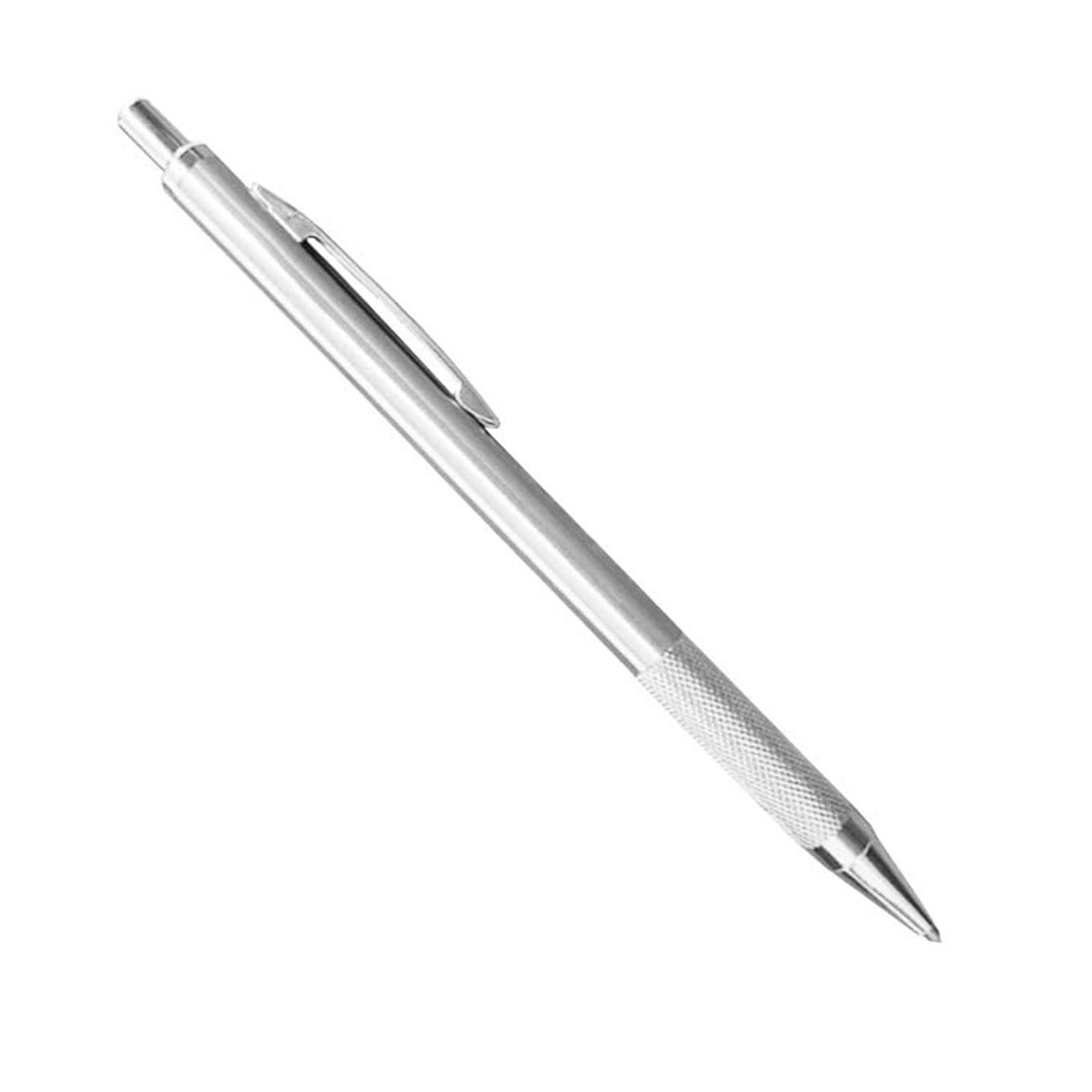 Zepfjhe Push Type Professional Steel Alloy Scoring Pen Set For Tiles Metal Glass Engraving And Craft Crafting Ergonomic Metalworking Scoring Pen