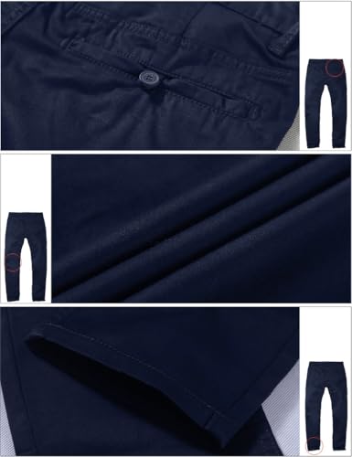 Image of Match Men's Regular Fit Comfort Stretch Casual Chino Pants