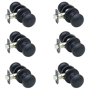 Copper Creek BK2030SS-6 Ball Knob Privacy Function 6 knob Multipack, Satin Stainless Finish