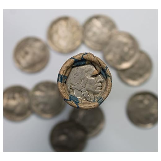1-Roll of 40 FULL DATE 1930's Buffalo Nickels