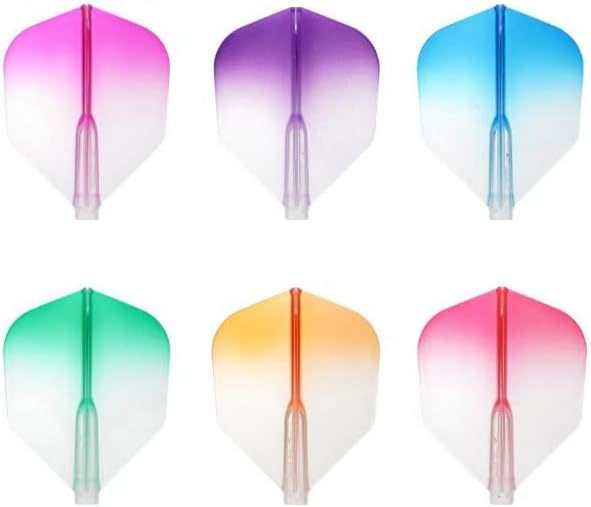 Cosmo Darts Fit Flight Air Clear Gradient Color Shape(3 Pack)