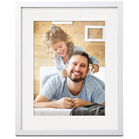HOUSE DAY White Picture Frames 11x14 Inch Frame Picture Frame Poster Frame White Photo Frame Large Poster Frames Certificate Frame Picture Frames with Mounts Hanging Photo Frame Photo Frames for Wall Cover