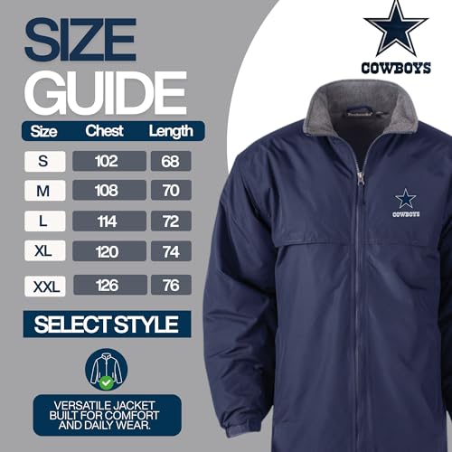 Image of dunbrooke Men's Royal Indianapolis Colts Triumph Fleece Full-Zip Jacket
