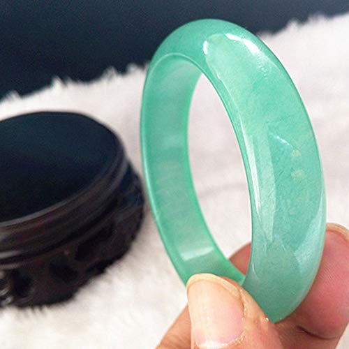 Bracelet Jade vert pâle cadeau d'anniversaire idéal en espèce de glace unique