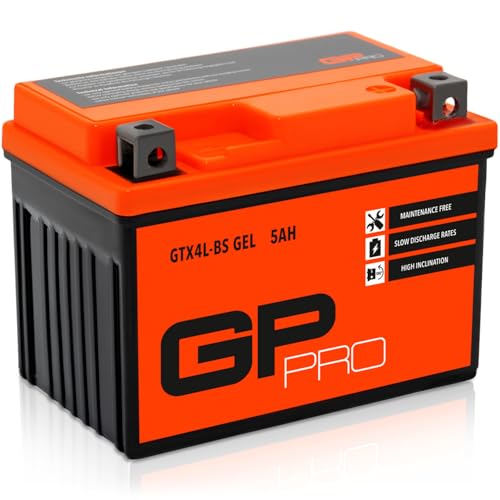 GP-PRO GTX4L-BS 12V 5Ah GEL Batterie de démarrage...