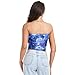 Vintage Birds Flower Butterfly Women's Strapless Crop Tops Sleeveless Strapless Bra Bandeau Sports Bra for Summer Party