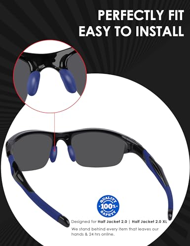 Image of BLAZERBUCK Replacement Sock Kits Earsocks & Nosepieces for Oakley Half Jacket 2.0 XL Sunglass