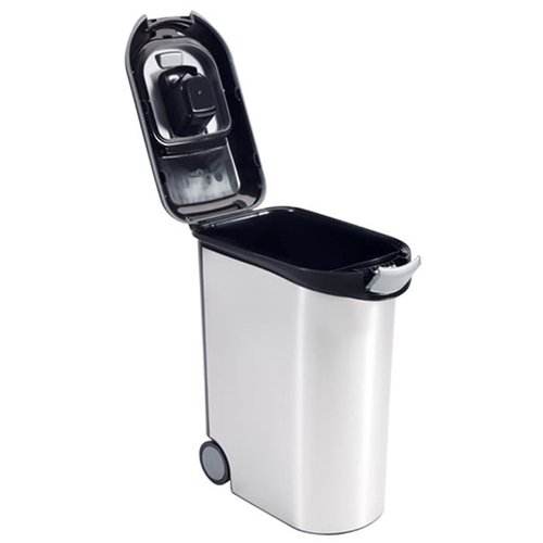 Curver Futter-Container 20kg I 54L Metal, schwarz/Silber, 49,3 x 27,8 x 60,5 cm - Image 4
