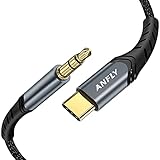 Cable USB C a Jack AUX 3.5 mm,Anfly Aux Cable Tipo C Audio Estéreo Cable Auxiliar para Coche Compatible con Samsung Galaxy S20 ultra/S20,Note20,Huawei P40 Pro P30 Pro Mate 40 Pro,OnePlus 8T 8