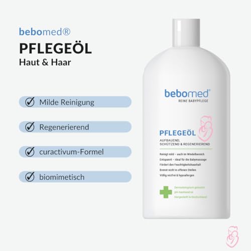 3. Bild von bebomed® Pflegeöl Kinderpflege (265ml) | sanfte Babypflege | MCT-Öl 265 ml (1er Pack)