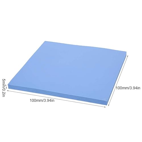 Miniatura 7 de ViaGasaFamido Almohadilla térmica 3.937 x 3.937 x 0.197 in 1.5W/m-k Conductividad Conductiva de Calor Almohadilla de Silicona CPU GPU Disipación de