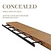 1 Pack Large Shelf Brackets Long Floating Shelf Bracket Invisible Floating Shelf Hardware Heavy Duty Floating Mantel Brackets(70