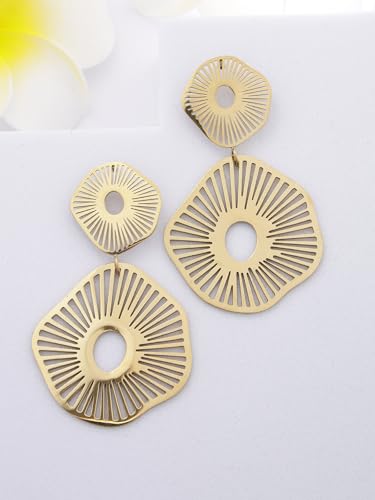 Image of Scintillare by Sukkhi Stylish Stainless Steel Butterfly Dangler Earring Jewellery for Women & Girls|Anti Tarnish Jewellery|Gifts for Wife Girlfriend Mother Sister