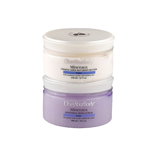 OBEY Your Body Set 1 x Shea Body Mantequilla y 1 x Body Scrub Aroma Paris