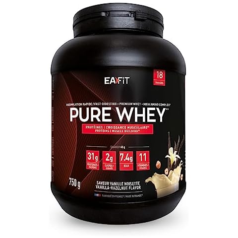 Pure Whey Vanille noisette EAFIT Cover