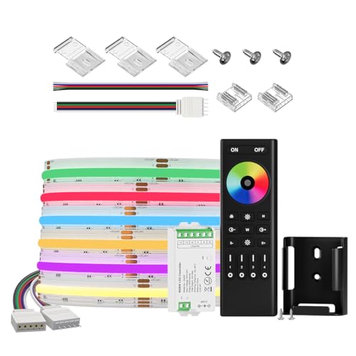 Tira LED RGBW 16.4FT 896LED/m 6500K Control Remoto miniatura 1
