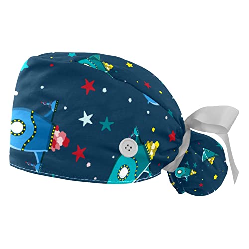 Chapeaux de travail anti-transpiration JDEZ | Lot de 2 calots réglables espace