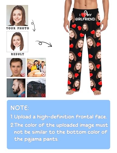 Custom Pajama Pants for Men, Customized Gifts for Husband Boyfrined Dad Mom Wife Husband Birthday Anniversary2